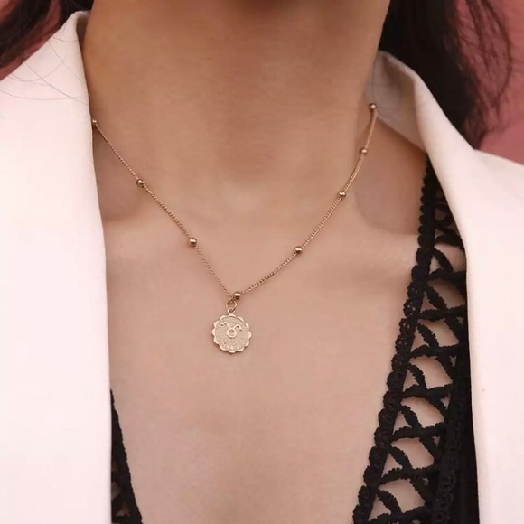 Aries March-April Zodiac Sign Bead Charm Necklace - Picture 6 of 15